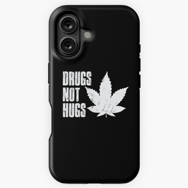 Item preview, Drugs Not Hugs - Vintage White Text designed and sold by Whimsical  Thinker.