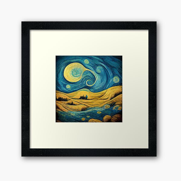 Aperçu de l'œuvre Illustrations inspirées de Vincent van Gogh créée et vendue par VISIONARTIST.