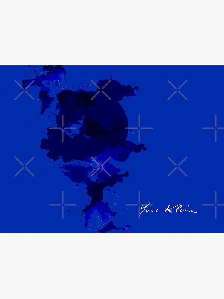 "Yves Klein Blue Abstract" Sticker for Sale by StevesArt Redbubble