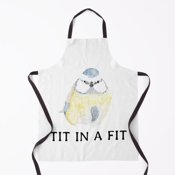 Item preview, Blue Tit in a Fit (With Text) designed and sold by ayaminlove.