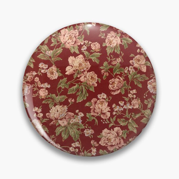 Artikelvorschau, Barockes Blumenmuster bunte Blüten Design dunkler grund vintage Muster entworfen und verkauft von Kallandra.