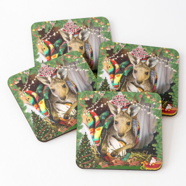 Item preview, Feliz Navidad de Joey en su bolsa hecha por humanos designed and sold by OurHaven.