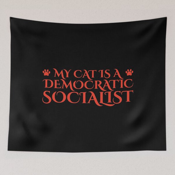 Item preview, My Cat Is A Democratic Socialist designed and sold by Styler Design.