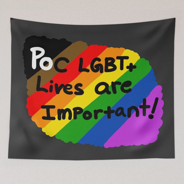 Item preview, Las vidas LGBT de POC son importantes designed and sold by charmednight.
