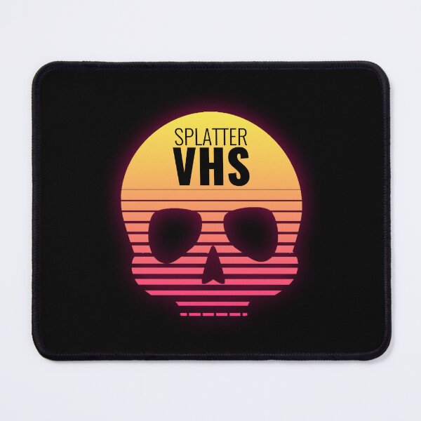 Item preview, Splatter VHS Skull Synthwave Vibe designed and sold by SplatterVHS.
