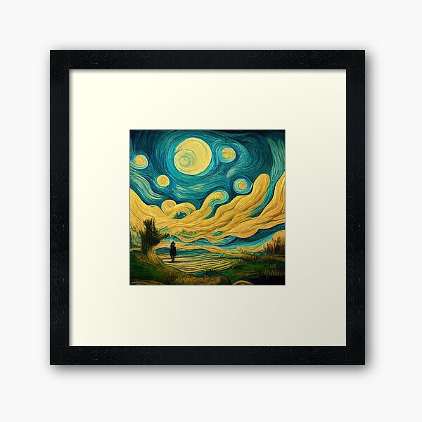 Aperçu de l'œuvre Illustrations inspirées de Vincent van Gogh créée et vendue par VISIONARTIST.