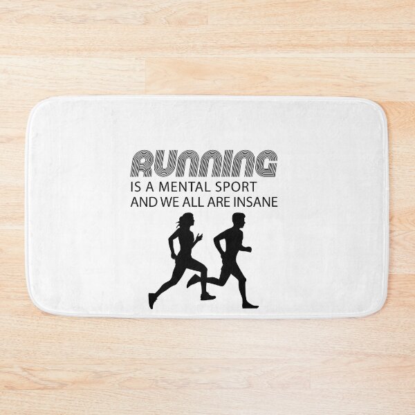 Item preview, running is a mental sport and we are all insane designed and sold by AliH72.