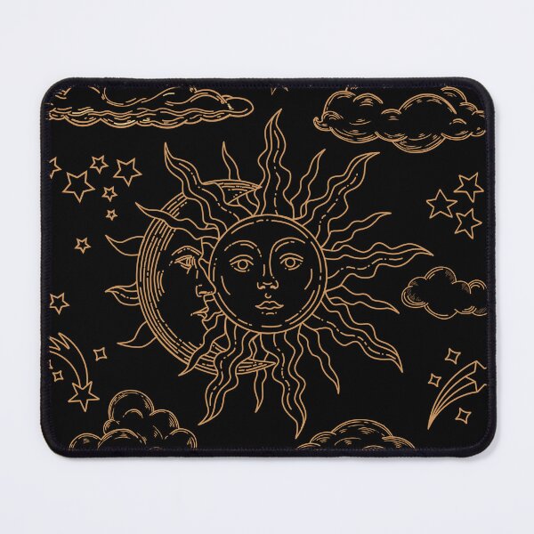 Item preview, Sun and Moon Vintage,gold,line art designed and sold by cutecrazytshirt.