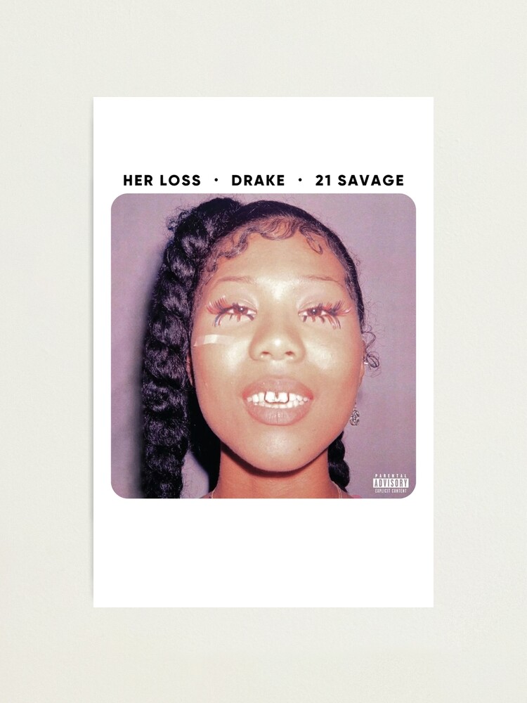 Her Loss Album Art Drake & 21 Savage Photographic Print for Sale by  Industree Designs