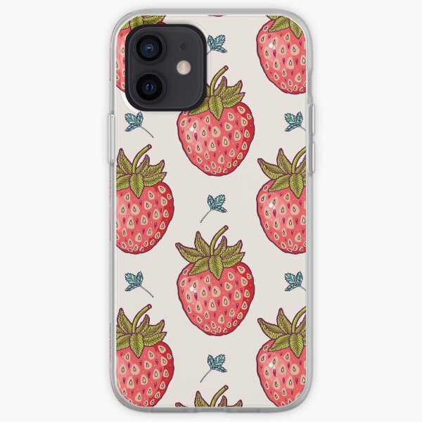 strawberry fields iPhone Soft Case