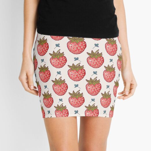 strawberry fields Mini Skirt
