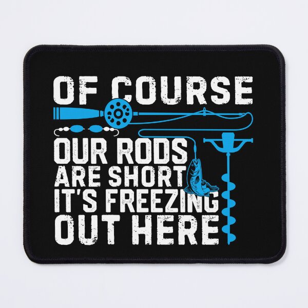 Item preview, Ice Fishing Funny Joke Short Rods Winter Fishing designed and sold by rifatart.