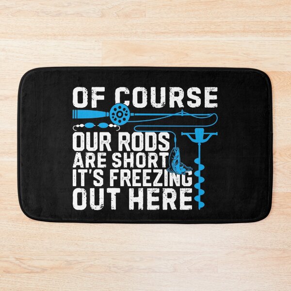 Item preview, Ice Fishing Funny Joke Short Rods Winter Fishing designed and sold by rifatart.