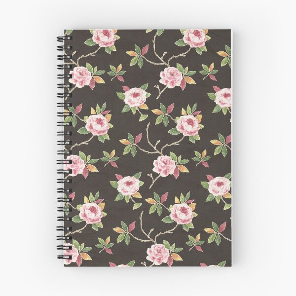 Artikelvorschau, Barockes Blumenmuster weiße Rosen Blüten Design vintage Muster entworfen und verkauft von Kallandra.