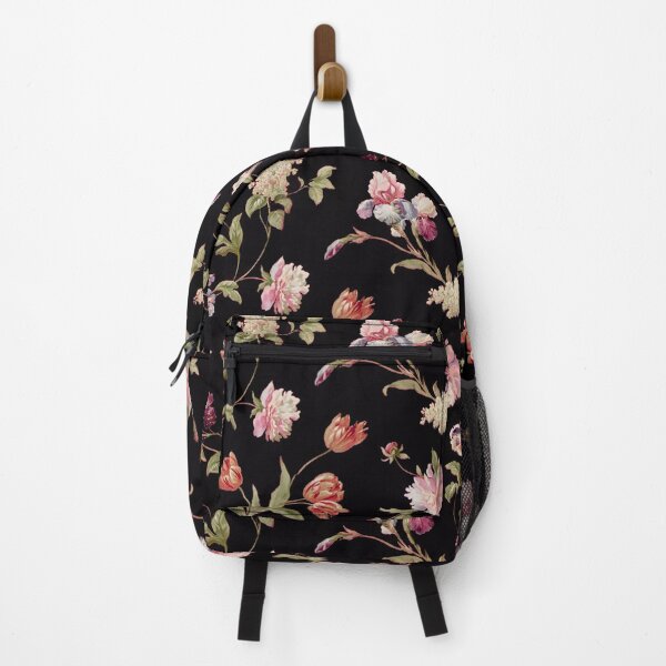 Item preview, Biedermeier floral pattern white carnations tulips design vintage pattern designed and sold by Kallandra.