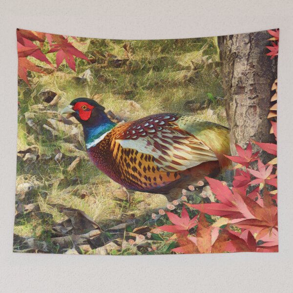 Item preview, Ring-Necked Pheasant In Autumn  designed and sold by Heathermarie321.