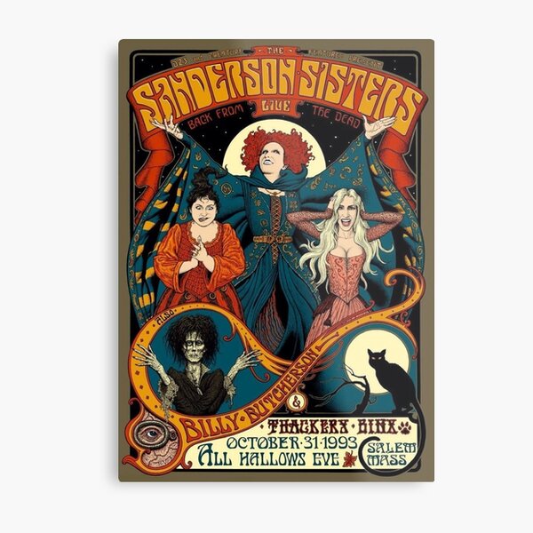 The Sanderson Sisters Metal Print