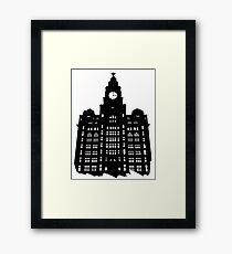 Royal Liver Building Framed Print