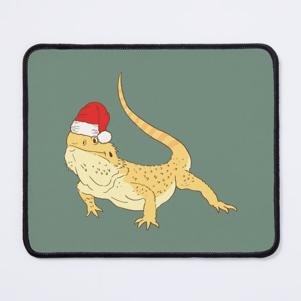 Item preview, Santa Bearded Dragon Christmas Lizard Reptile Animal Holiday designed and sold by thepawster.