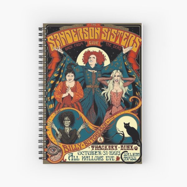 The Sanderson Sisters Spiral Notebook