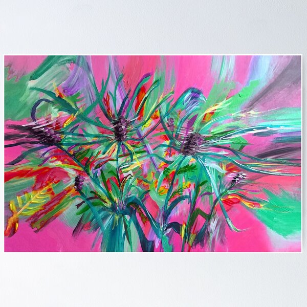 Item preview, Pink Floral Splash designed and sold by Amelles.