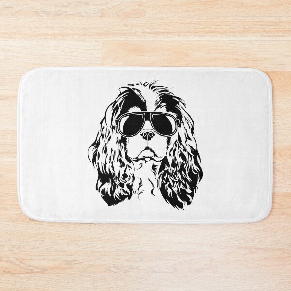 Item preview, Cavalier King Charles Spaniel wearing sunglasses designed and sold by dogarts.