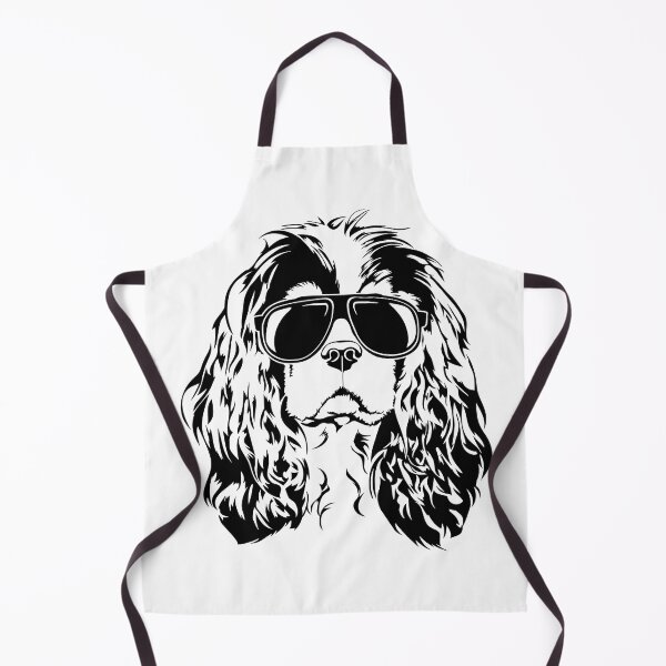 Item preview, Cavalier King Charles Spaniel wearing sunglasses designed and sold by dogarts.