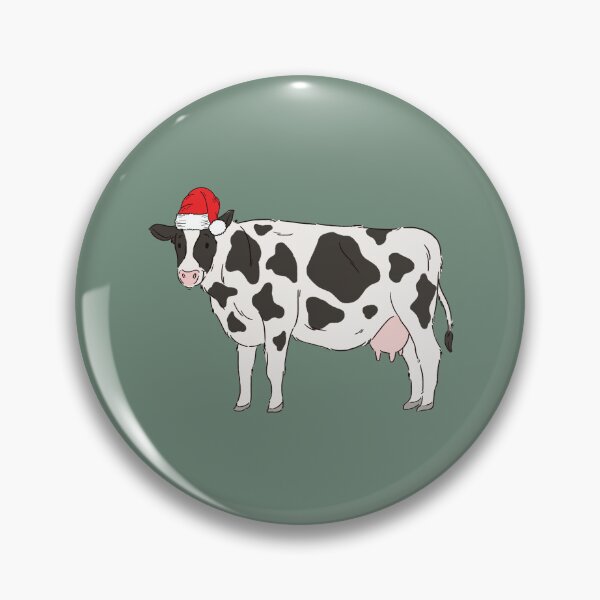 Item preview, Santa Cow Christmas Farm Animal Holiday designed and sold by thepawster.