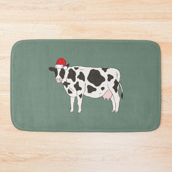 Item preview, Santa Cow Christmas Farm Animal Holiday designed and sold by thepawster.