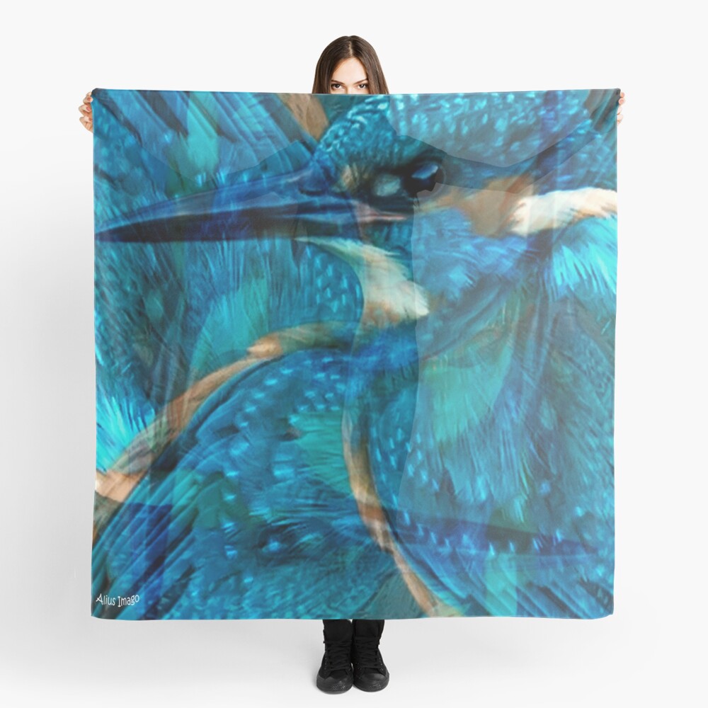Designs Inspired By Nature: Kingfisher Scarf