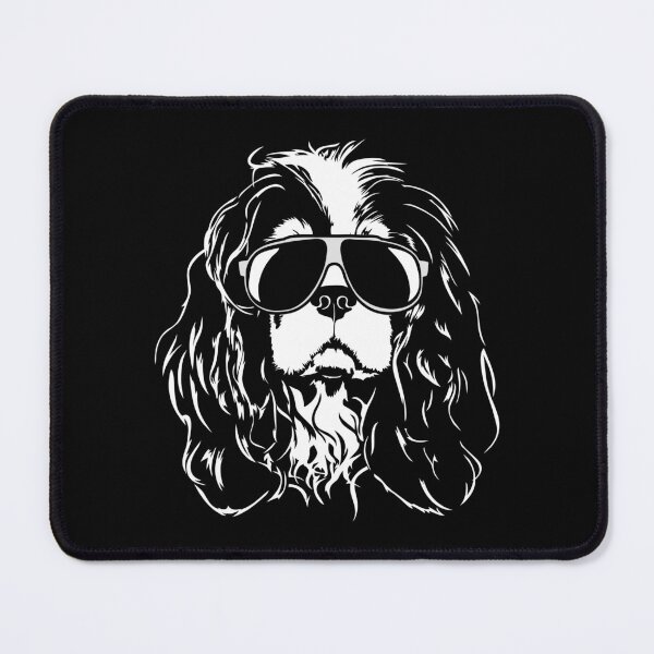 Item preview, Cavalier King Charles Spaniel with sunglasses designed and sold by dogarts.