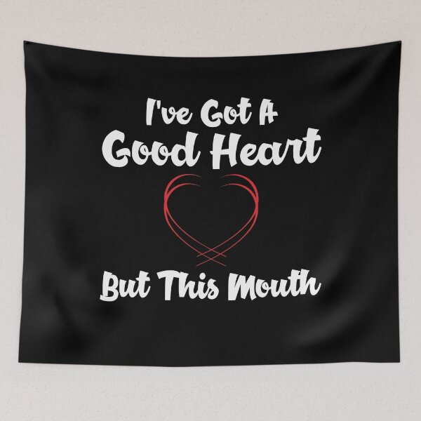 Item preview, Tengo un buen corazón, pero esta boca designed and sold by Captain Mood.
