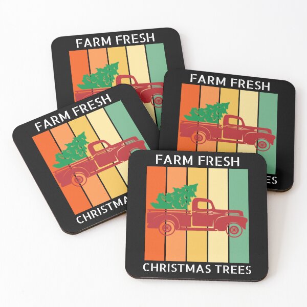 Item preview, Farm Fresh Christmas Trees - Red Truck designed and sold by ami.creations.