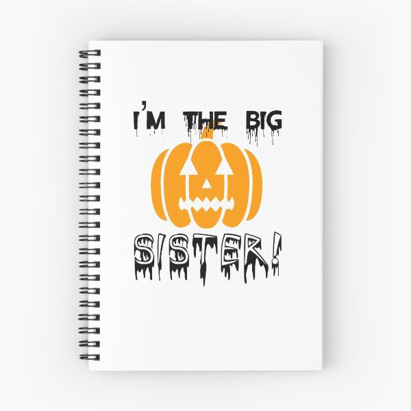 Item preview, I'm The Big Sister - Halloween Pumpkin designed and sold by No-Leg-Bones.