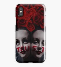 ANGELS - Girls with roses wings and graffiti iPhone Case