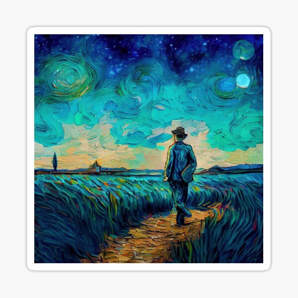 Vista previa del artículo con la obra «Ilustraciones inspiradas en Vincent van Gogh», diseñado y vendido por VISIONARTIST.