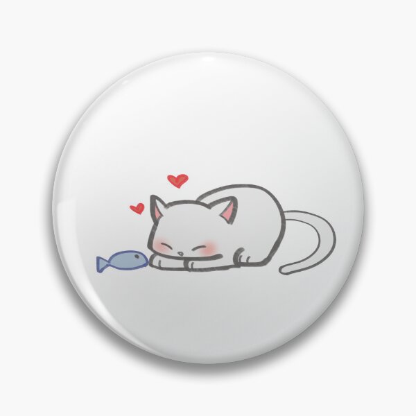 Item preview, Cute White Cat designed and sold by Sheeepie.