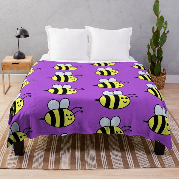Item preview, Bee-dark purple background  designed and sold by charmednight.