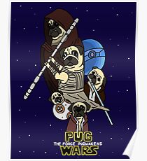 Pug Wars: The Force Pugwakens Poster