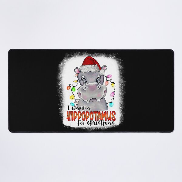 Aperçu de l'œuvre Je veux un hippopotame pour Noël Noël blanchi créée et vendue par IsraelCastro.