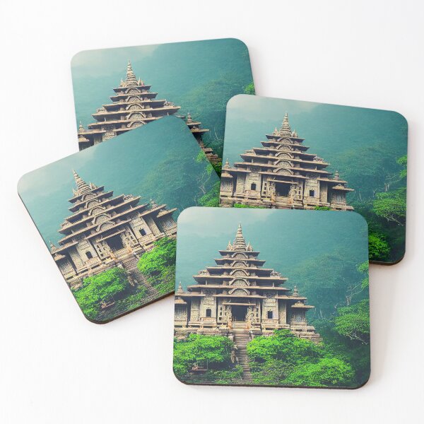 Item preview, Temple in the Jungle (Variation) designed and sold by OccultDreams.