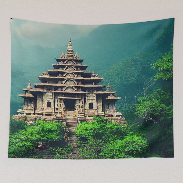 Item preview, Temple in the Jungle (Variation) designed and sold by OccultDreams.