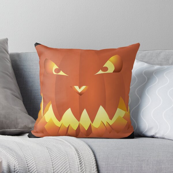 Halloweenkürbis... Throw Pillow
