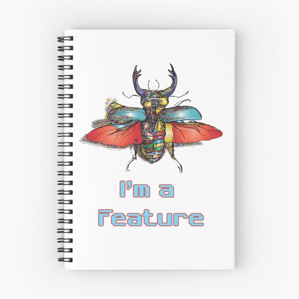 Item preview, 'I'm a Feature' Colored - Retro Design for T-shirts, mugs, phone cases and other accessories designed and sold by Ridiculam Toga.