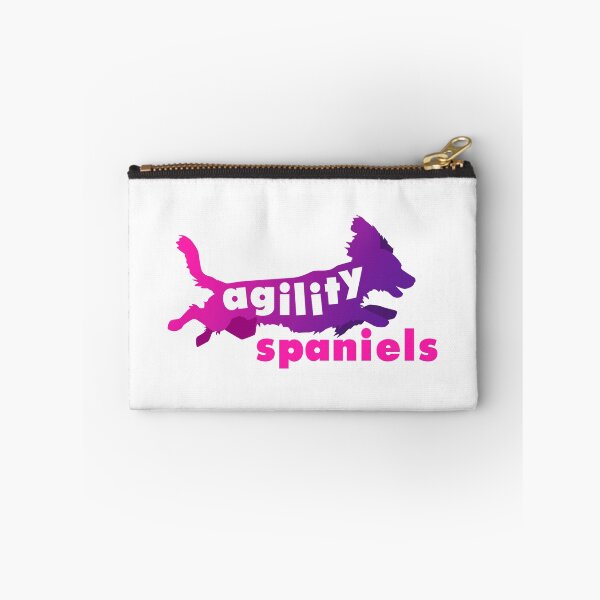 Item preview, Agility Spaniels - Pink & Purple designed and sold by dinobark.