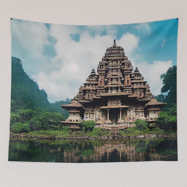 Item preview, Riverfront Temple designed and sold by OccultDreams.