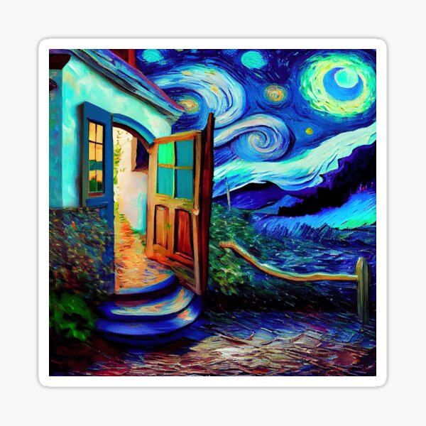 Vista previa del artículo con la obra «Ilustraciones inspiradas en Vincent van Gogh», diseñado y vendido por VISIONARTIST.