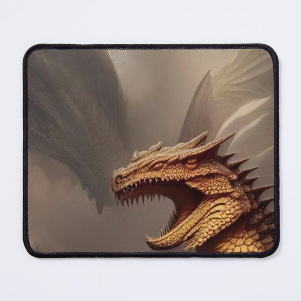 Item preview, gold dragon roaring designed and sold by ArtySaxon.