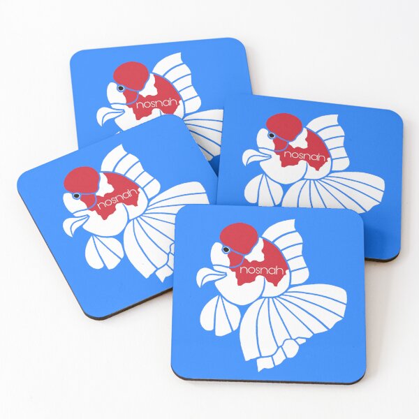 Item preview, Red and White Oranda Goldfish Logo H2 designed and sold by Nosnah.