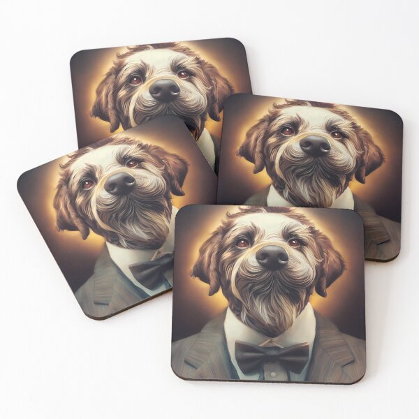 Item preview, Gentleman dog | Hyperrealistic painting | Gift for dog and animal lovers designed and sold by AsabIIArt.